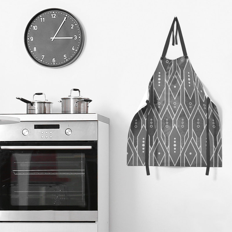 Katelyn Elizabeth Bib Apron, Gray