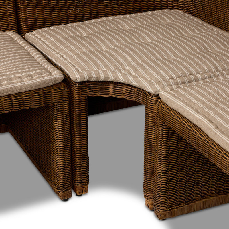 Senna Dining Banquette L Shape 83", 32.5" H x 83.25" W x 83.25" D