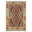 Lutha Wool Oriental Area Rug in Red
