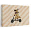 Cool Cheetah Scooter Modern Playful Whimsical Animal Wall Art Print by Mathieu - Wrapped Canvas Print-460537021