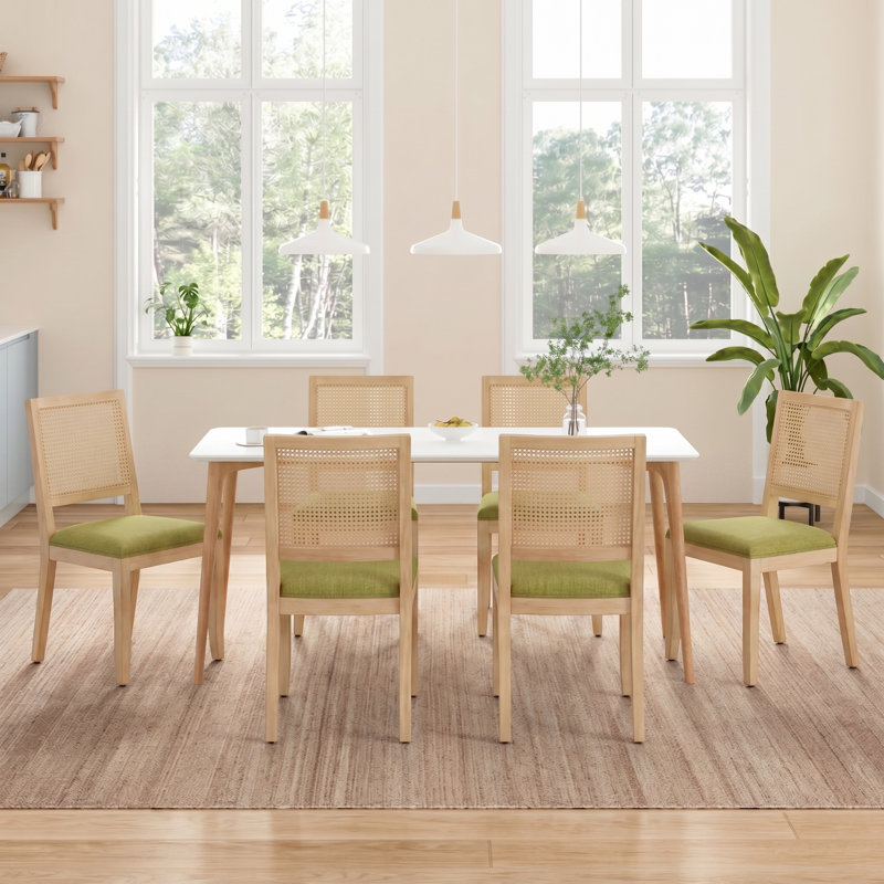 Chaises de salle à manger Farmhouse, 6, green