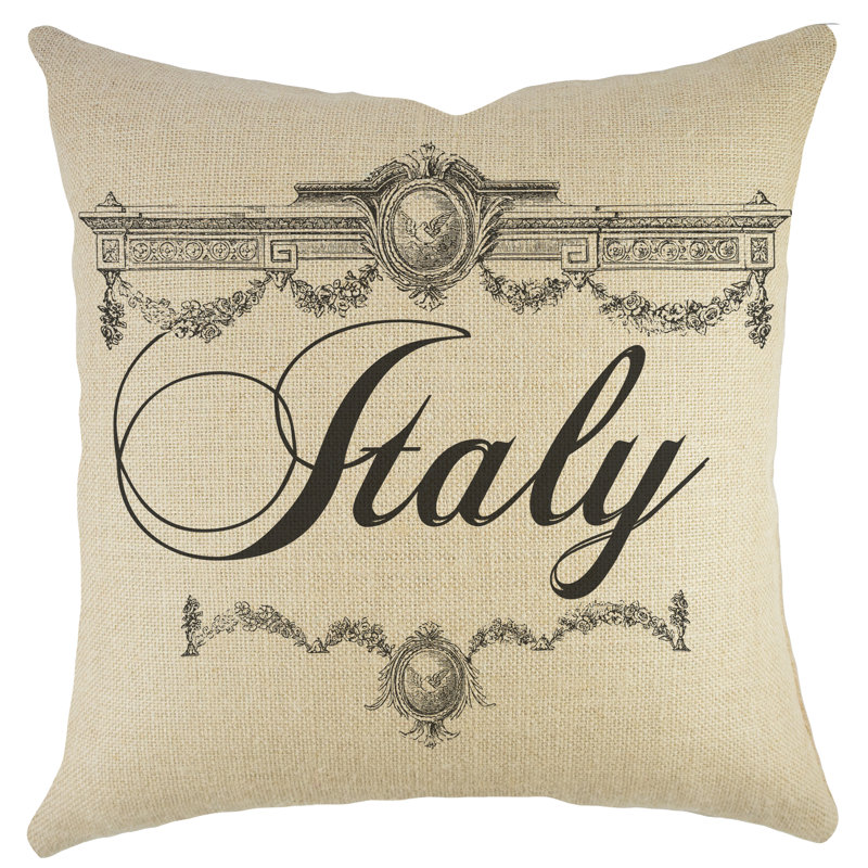 Jute / Sisal Reversible Throw Pillow