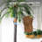7' Artificial Lighted Palm Tree With 5 Coconuts, 280 Color Changing LED Light