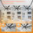 Modern 84" Indoor Windmill Matte Black Ceiling Fan With LED Lights, Remote Control and 8 Wood Blades-1425338761-1425338765