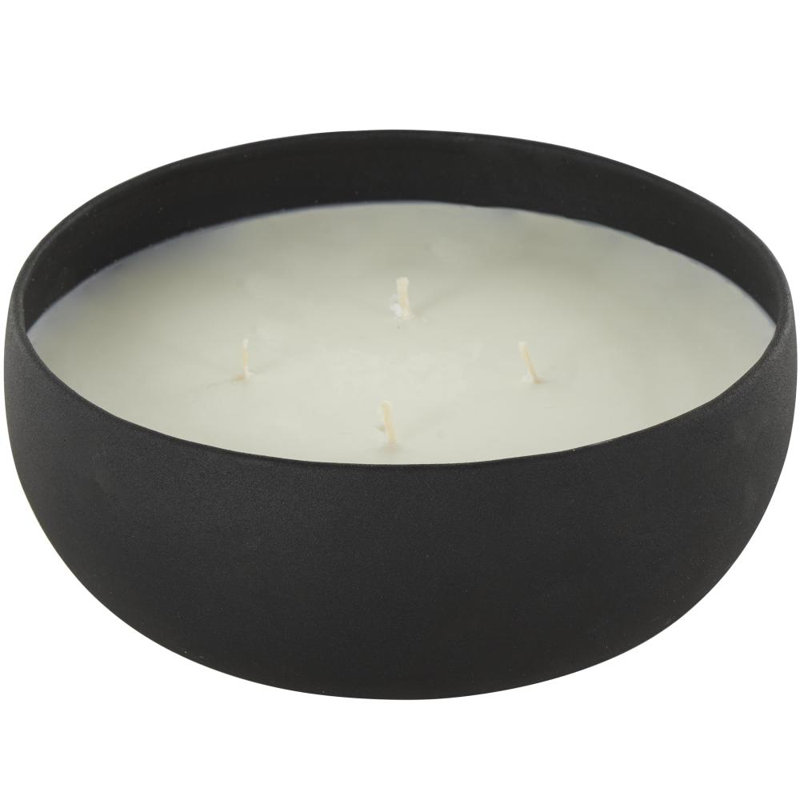 Textured Metal Scented Jar Candle