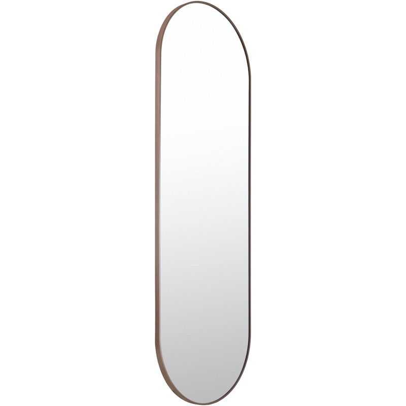 Miroir d'appoint Destefano Essence, 65 po x 22 po, Noyer foncé