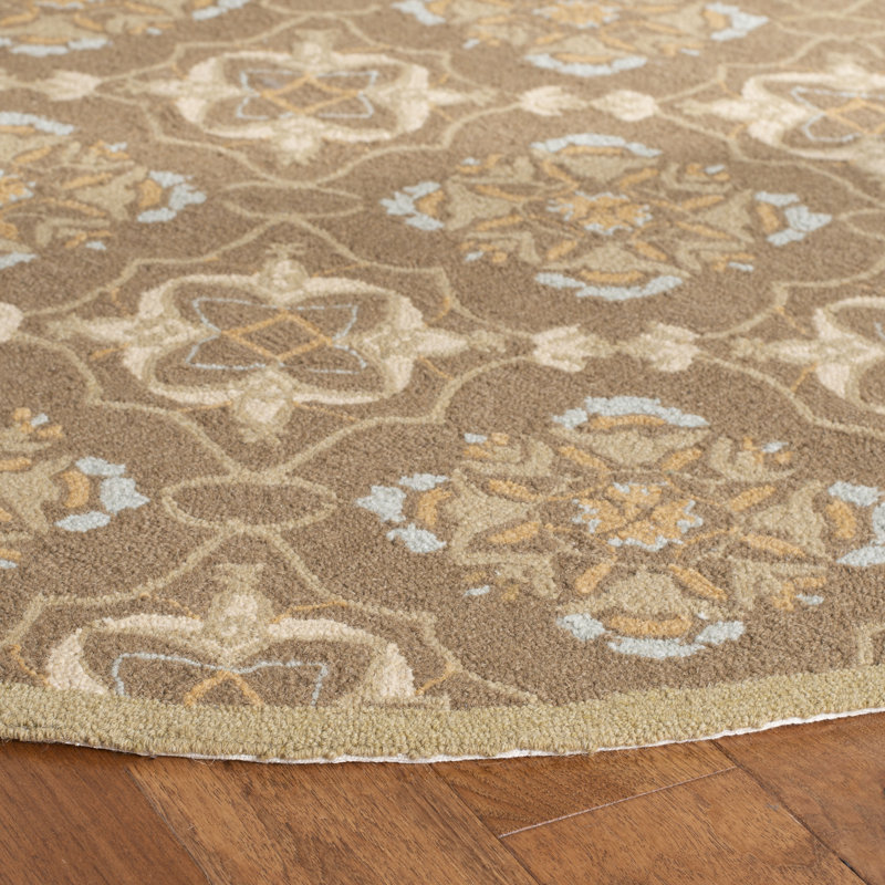 Tapis d'intérieur en laine Hollander, Rond 8 pi