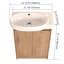 Meuble-lavabo autoportant de 23 po avec lavabo et portes-111123615