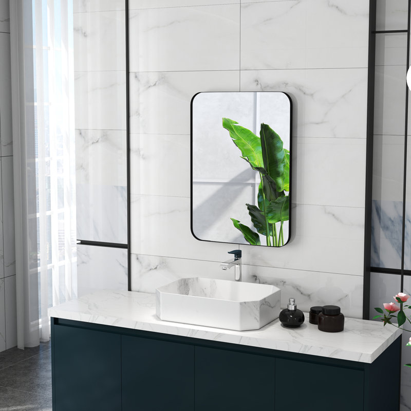 Sibille Metal Rectangle Mirror, 70cm x 50cm