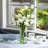 Natural Fibres Tulips Arrangement in Vase