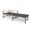 Chaise longue de patio en bois