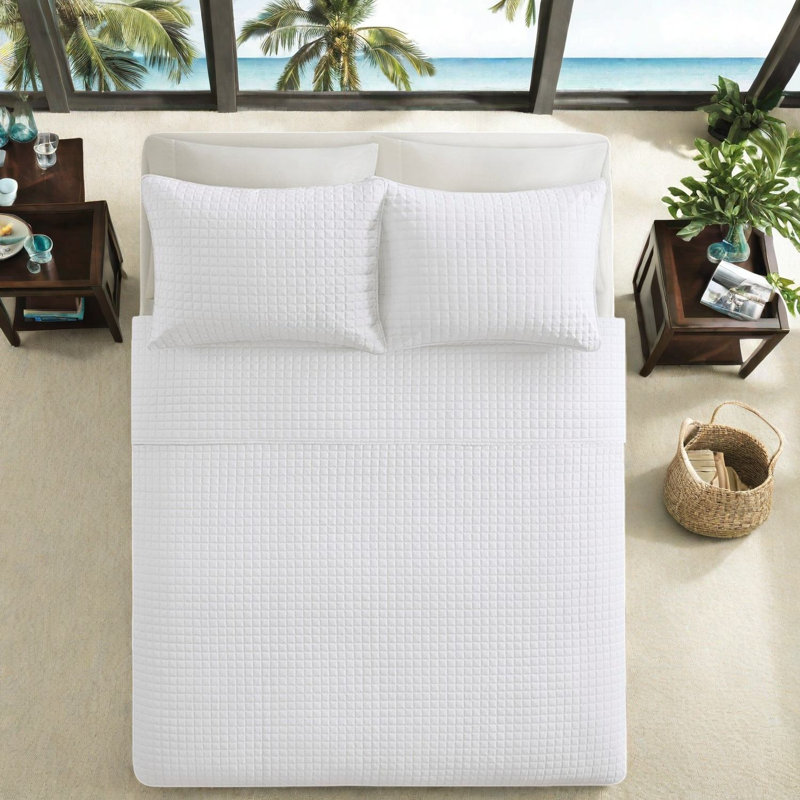 Ensembles de literie ultra doux, lit double réversible moderne en polyester