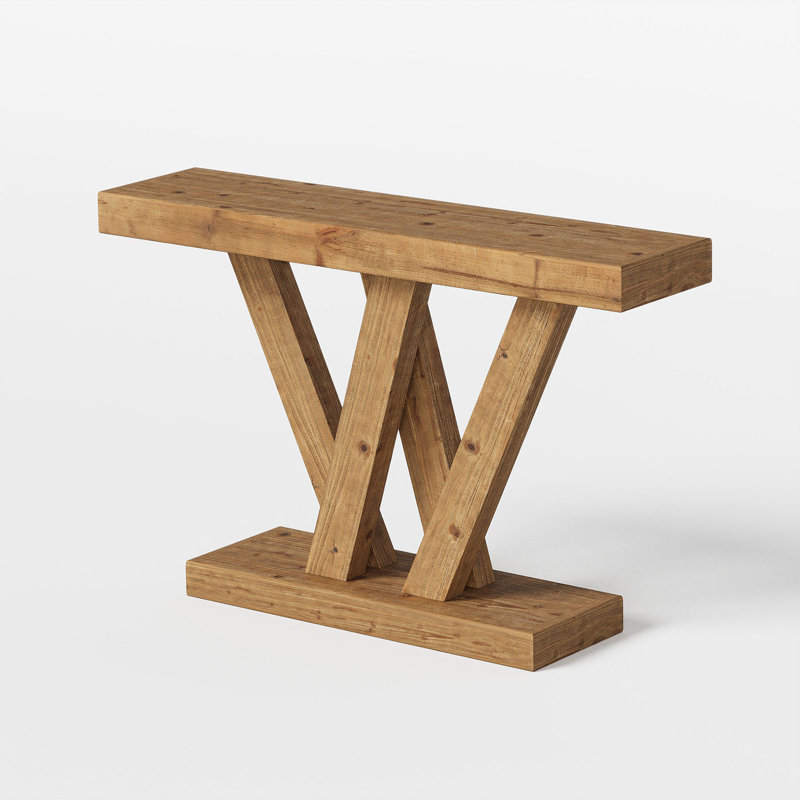 119.9Cm Solid Wood Console Table