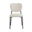 Ensemble de salle à manger 3 pièces avec chaises rembourrées et table ronde, design moderne pour une expérience culinaire élégante et confortable