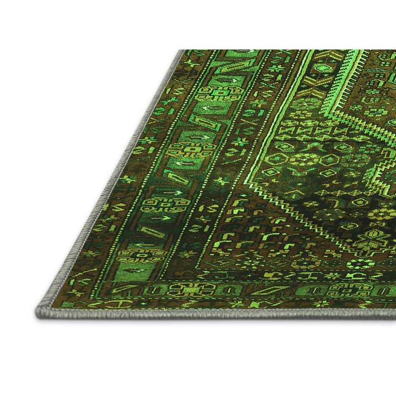 Tapis verts Traditional 669, Rectangle 7 pi x 9 pi
