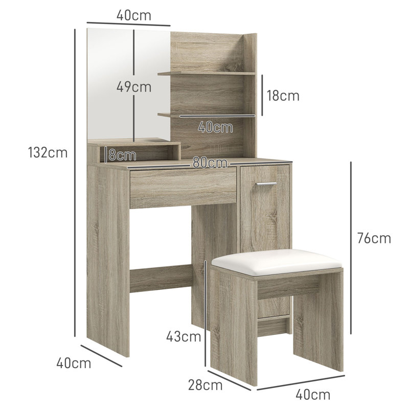 Dressing Table with Mirror