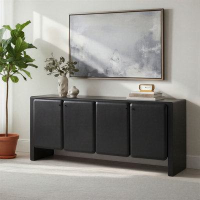 Buffet en bois d'acacia et manguier à 4 portes