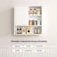 Armoire de salle de bain murale cannelée-1033423590