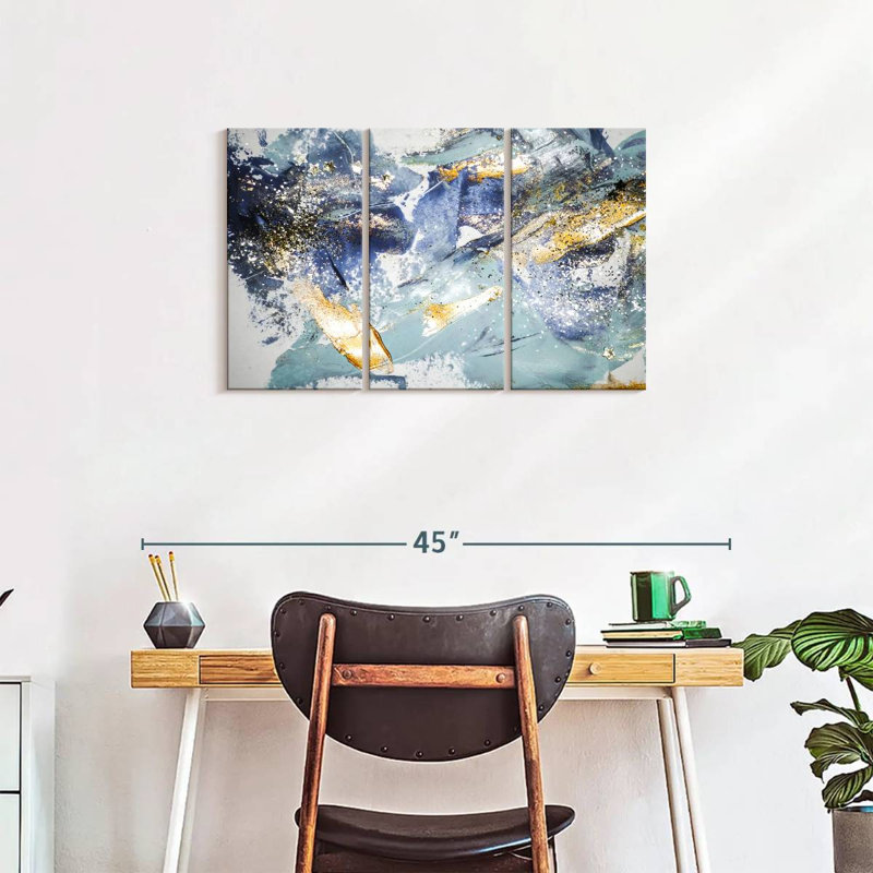 «Abstract Glitter», reproduction d'art sur toile, H 33 po x l 20 po x P 1,25 po