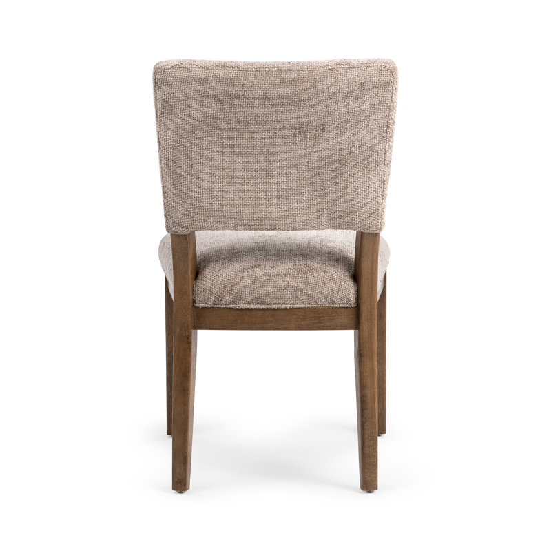 Arima Upholstered Dining Chair, Mushroom Taupe, Black