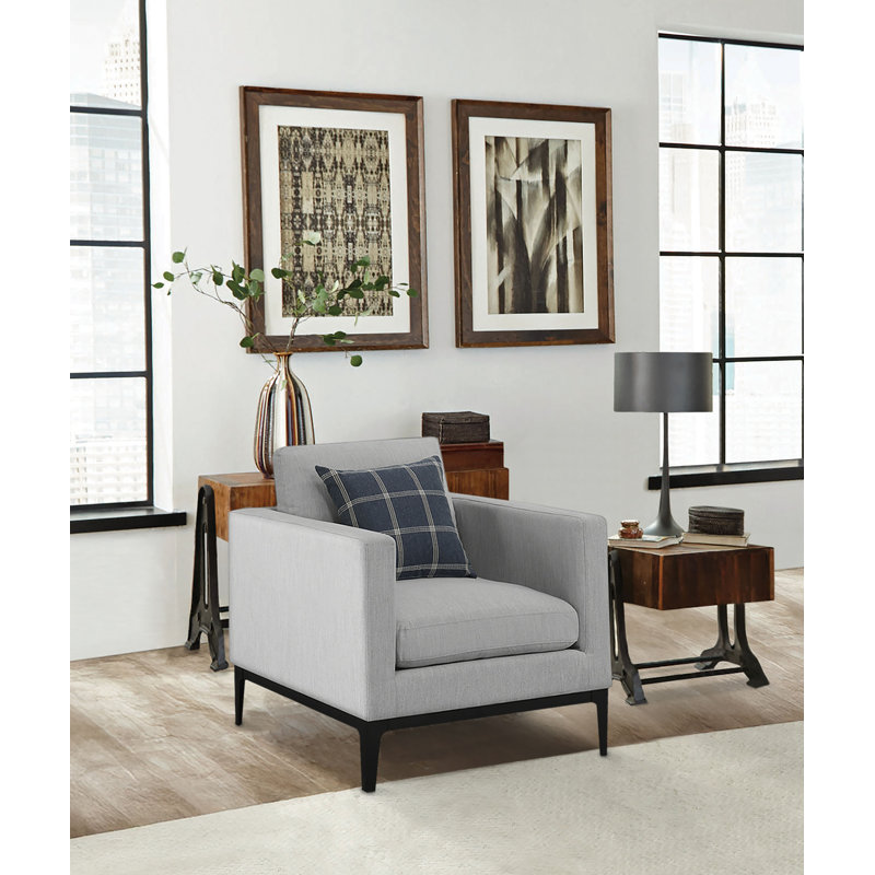 Fauteuil d'appoint Jared gris clair