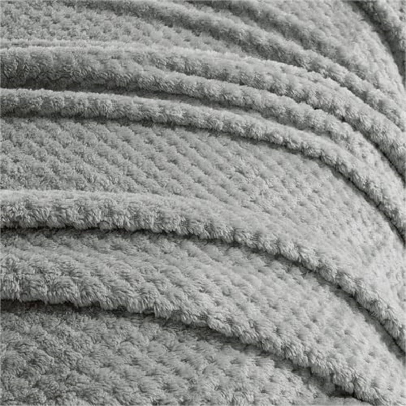 Throw Blanket, Grey, 240 x 200cm