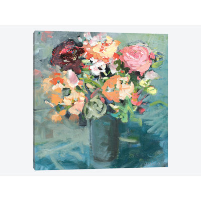 " Teal Bouquet " by Jennifer Harwood