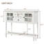 Farmhouse Sideboard Console Table With Bottom Shelf-203110040