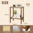 Bamworld Rattan Side Table Living Room Glasstop Night Stand Boho End Table 2-Tier With Storage Mid Century Modern Bedside Table For Small Spaces Narrow Coffee Table Bamboo