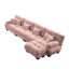 Canapé 2 places avec repose-pieds Chenille-1623384569-1630461298