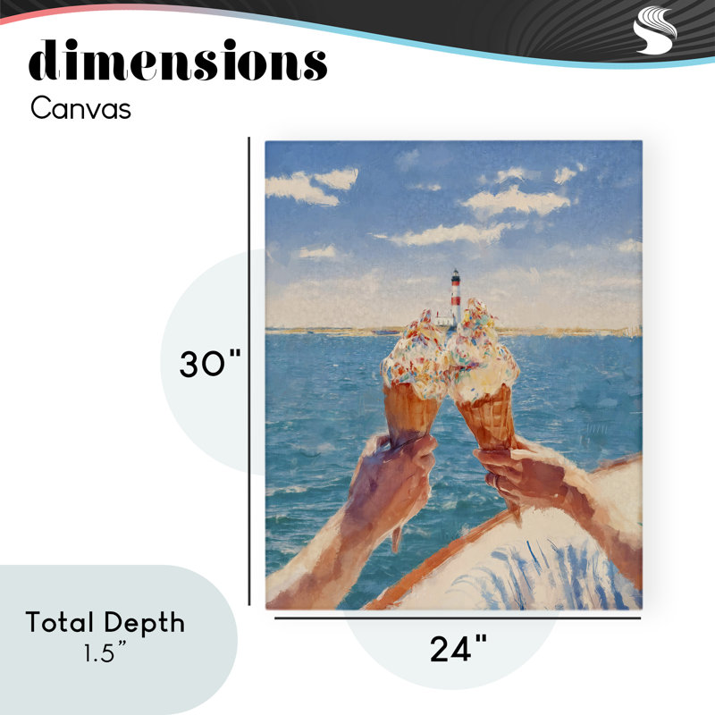 «Ice Cream Cheers on Boat», conception de Ziwei Li, H 30 po x l 24 po