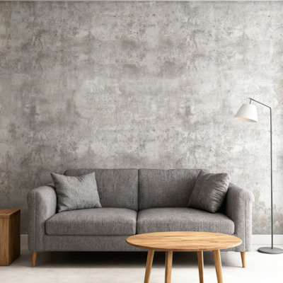 Concrete Peel And Stick Wallpaper 3D Textured Faux Cement Self-Adhesive Vinyl Waterproof Modern Industrial Wall Paper For Walls Cabinets Furniture