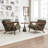 Bula Solid Wood Upholstered Armchair-1918557562