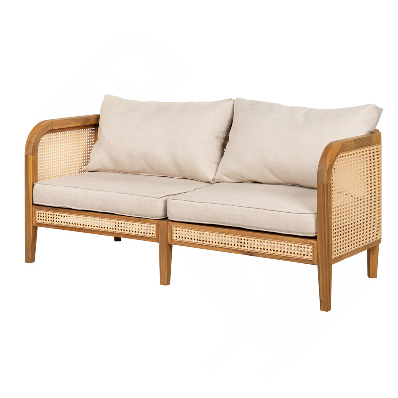 Outdoor Patio Cushioned Sofa