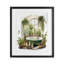 «Tranquil Tub» avec bougies et verdure, reproduction encadrée sous verre, design avec lettres et doublure-187967383-187967382
