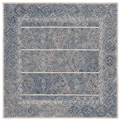 Deyoung Hand Tufted Wool Geometric Rug