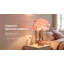 Lampe de table rose à plumes avec abat-jour en perles de cristal, lampe de chevet glamour dorée avec ampoule E26 incluse