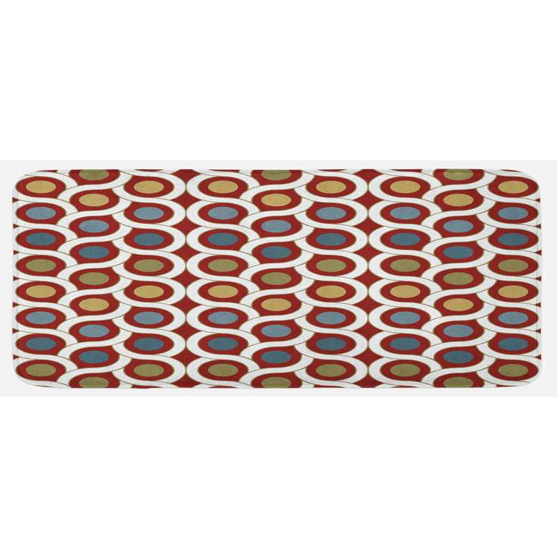 Tapis de cuisine abstrait