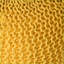 Pouf repose-pieds rond pour salon | Jaune moutarde | Coton tricoté-1393744892