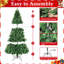 Arbre de Noël artificiel vert 7 pi 6 po avec 400 lumières