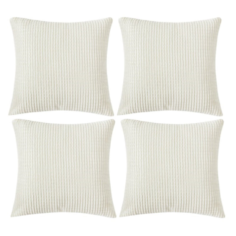 Coussin Corduroy, Crème