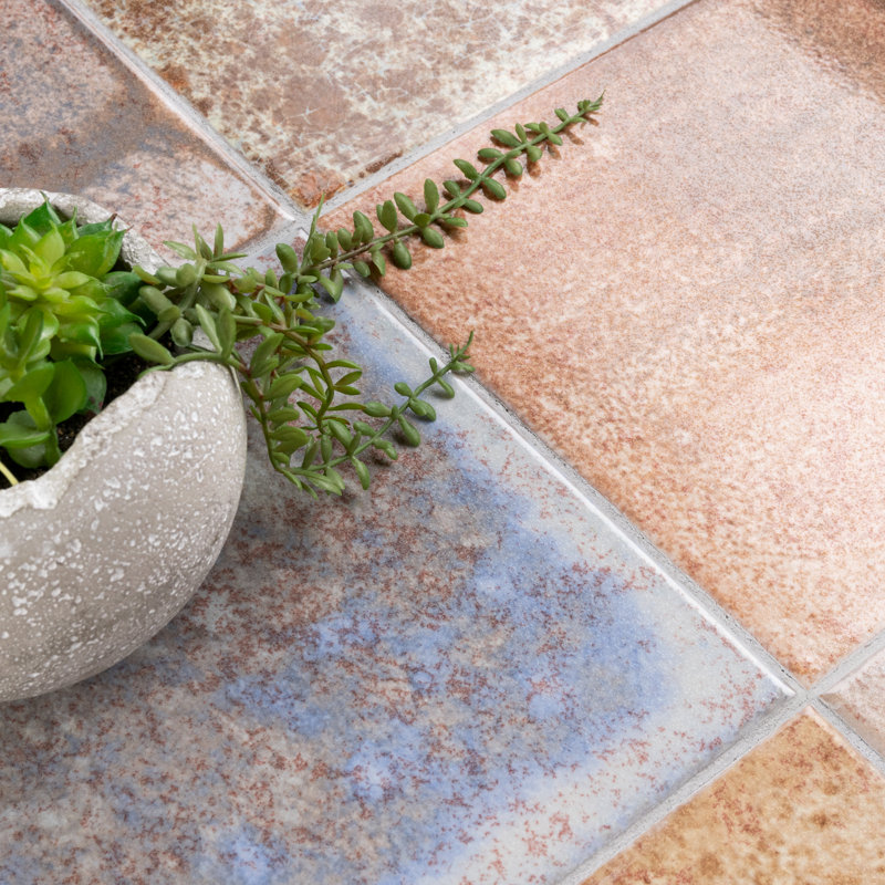 True 7.75" x 7.75" Ceramic Patterned Wall & Floor Tile
