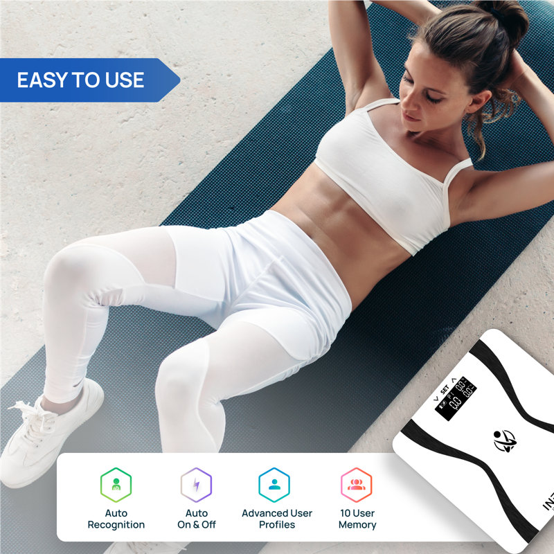 INEVIFIT Digital Body Analysis Scale, White