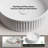 MonBlari 15" Round Solid Surface Vessel Sink Matt Black-120971771