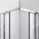 Cornerview 36" x 76.75" Square Sliding Shower Enclosure with Base Included