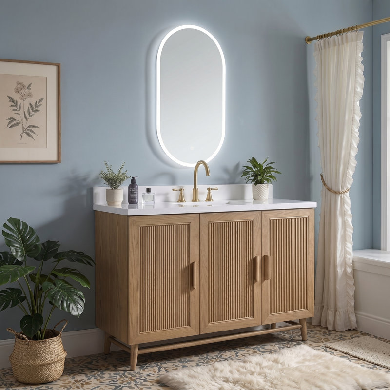 48" Pre-Assembled Single Bathroom Vanity Set, 48"