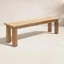 Banc d'extérieur en teck Bedwell-900511490