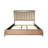 Queen Upholstered And Strap Panel Bed