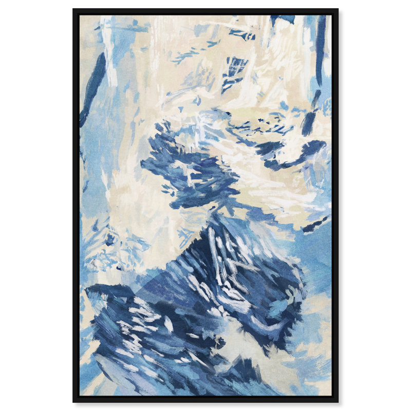 Coastal Feel I Print by Oliver Gal, 31"H x 46"W, Black Floater Frame