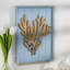 Décoration murale rustique en bois corail